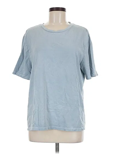 Pre-owned Fabletics Short Sleeve T-shirt In Blue