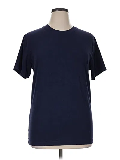 Pre-owned Fabletics Short Sleeve T-shirt In Blue