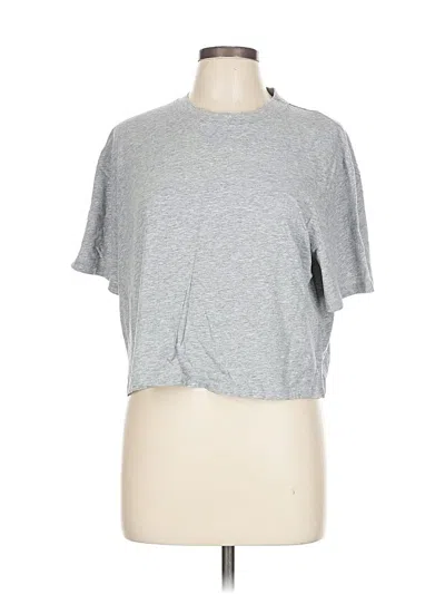 Pre-owned Fabletics Short Sleeve T-shirt In Gray