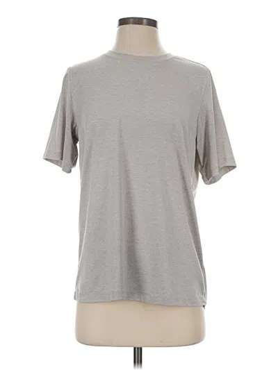 Pre-owned Fabletics Short Sleeve T-shirt In Gray