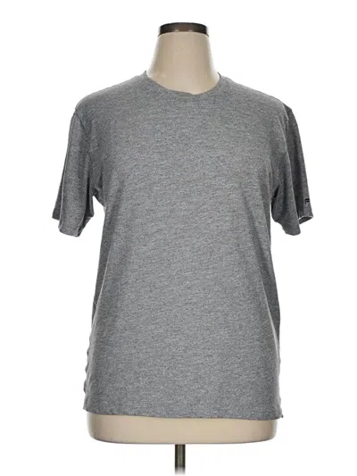 Pre-owned Fabletics Short Sleeve T-shirt In Gray