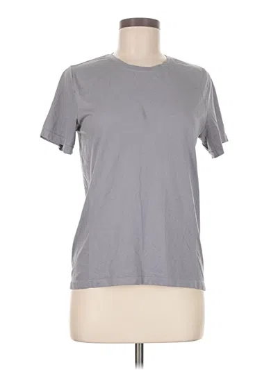 Pre-owned Fabletics Short Sleeve T-shirt In Gray