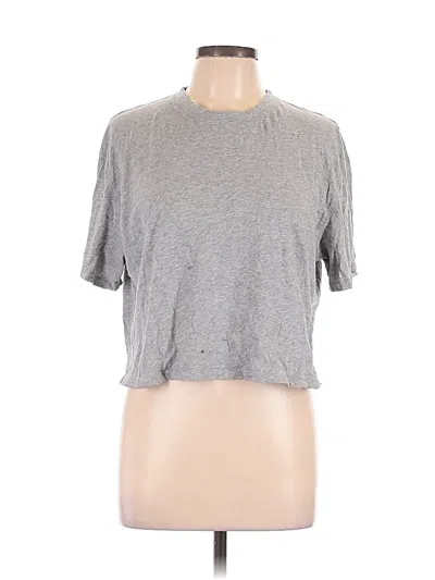 Pre-owned Fabletics Short Sleeve T-shirt In Gray