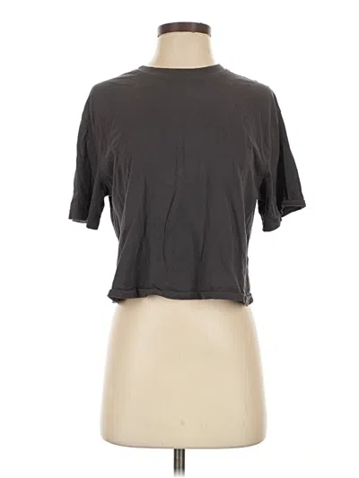 Pre-owned Fabletics Short Sleeve T-shirt In Gray