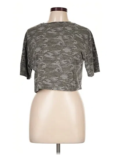 Pre-owned Fabletics Short Sleeve T-shirt In Gray