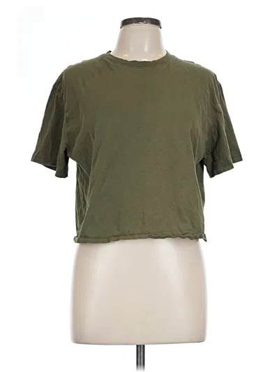 Pre-owned Fabletics Short Sleeve T-shirt In Green