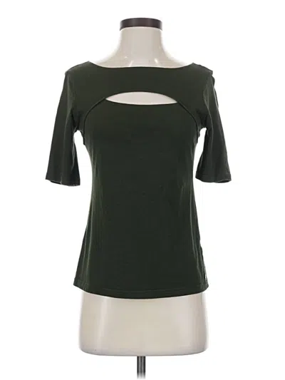 Pre-owned Fabletics Short Sleeve T-shirt In Green