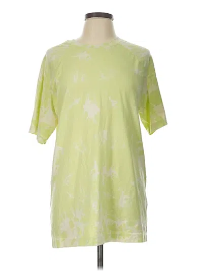 Pre-owned Fabletics Short Sleeve T-shirt In Green