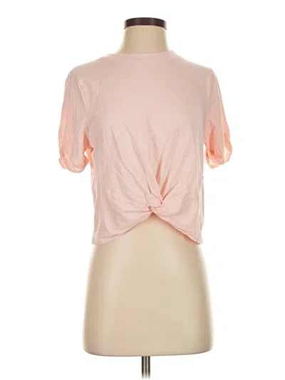 Pre-owned Fabletics Short Sleeve T-shirt In Pink