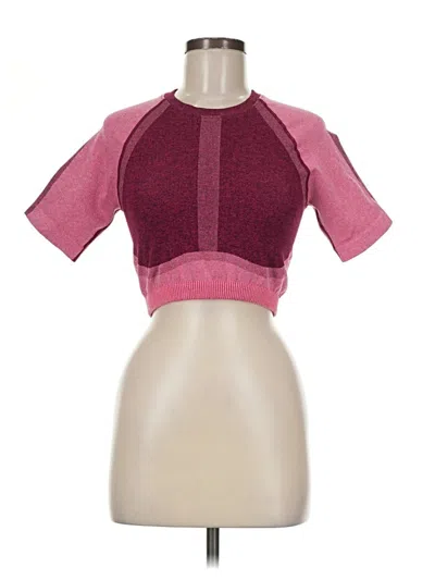 Pre-owned Fabletics Short Sleeve T-shirt In Pink
