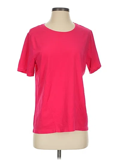 Pre-owned Fabletics Short Sleeve T-shirt In Pink