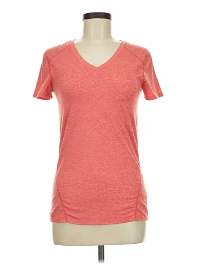 Pre-owned Fabletics Short Sleeve T-shirt In Red
