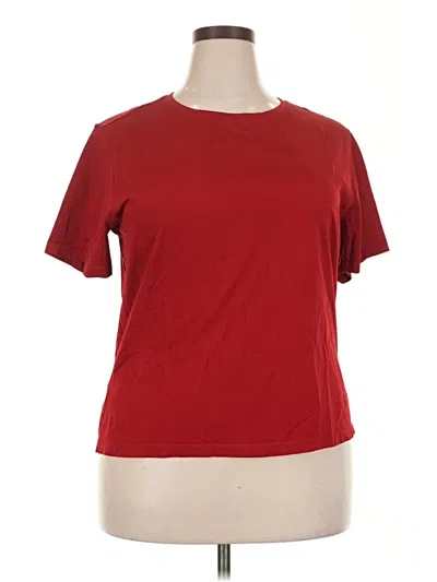 Fabletics Short Sleeve T-shirt In Red