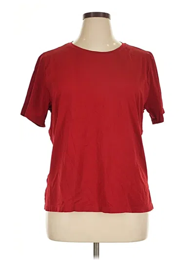 Pre-owned Fabletics Short Sleeve T-shirt In Red