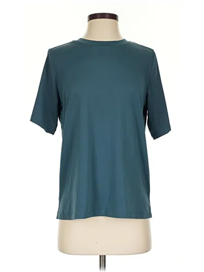 Pre-owned Fabletics Short Sleeve T-shirt In Teal