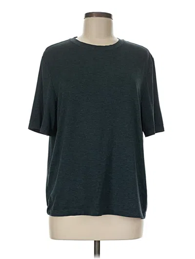 Pre-owned Fabletics Short Sleeve T-shirt In Teal