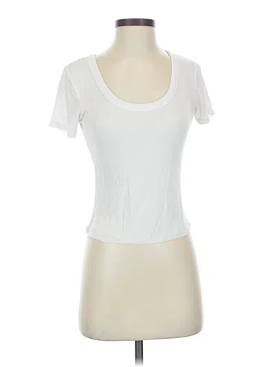 Pre-owned Fabletics Short Sleeve T-shirt In White