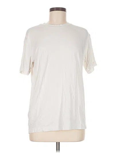 Pre-owned Fabletics Short Sleeve T-shirt In White