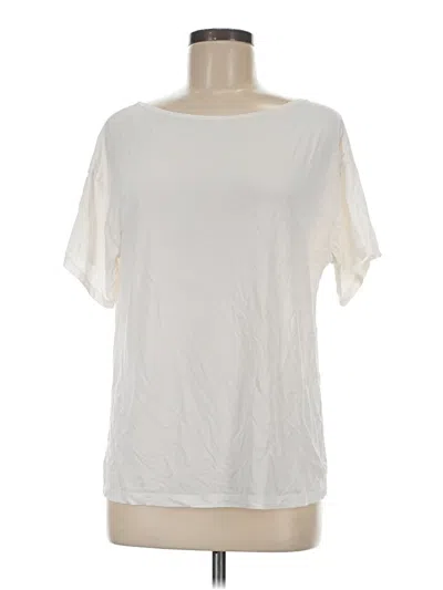 Pre-owned Fabletics Short Sleeve T-shirt In White