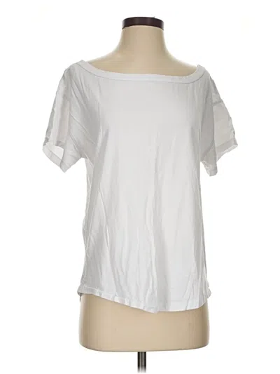 Pre-owned Fabletics Short Sleeve T-shirt In White