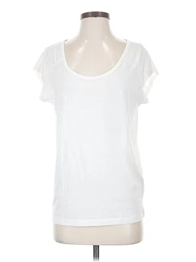 Pre-owned Fabletics Short Sleeve T-shirt In White