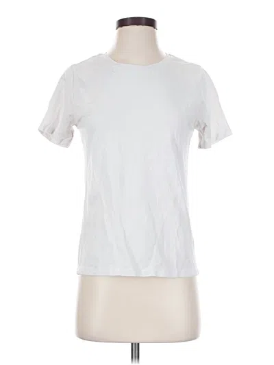 Pre-owned Fabletics Short Sleeve T-shirt In White