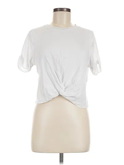 Pre-owned Fabletics Short Sleeve T-shirt In White