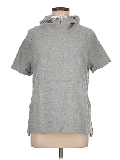 Pre-owned Fabletics Short Sleeve Turtleneck In Gray