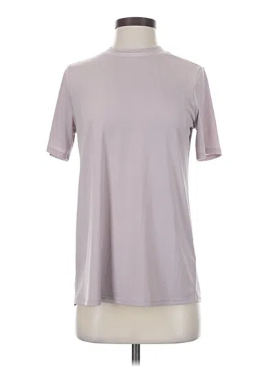 Pre-owned Fabletics Short Sleeve Turtleneck In Gray