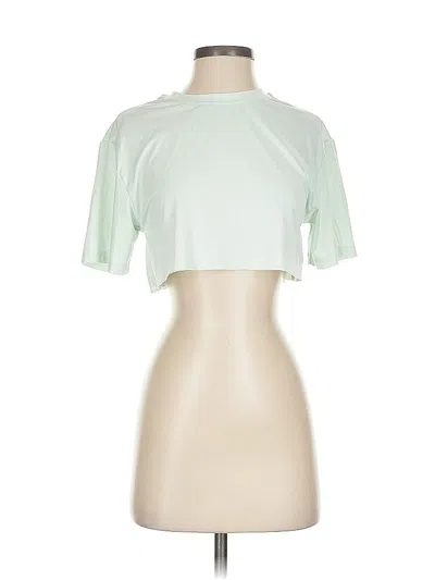 Pre-owned Fabletics Short Sleeve Turtleneck In Green