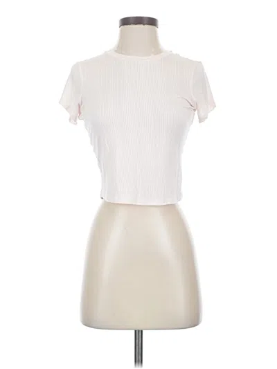 Pre-owned Fabletics Short Sleeve Turtleneck In Pink