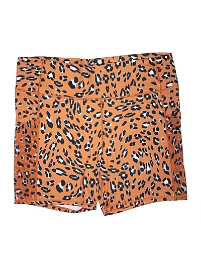 Pre-owned Fabletics Shorts In Orange
