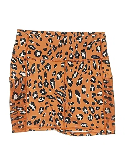 Pre-owned Fabletics Shorts In Orange