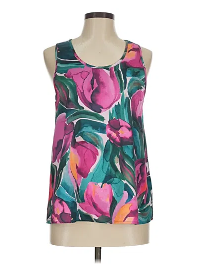 Pre-owned Fabletics Sleeveless Blouse In Teal