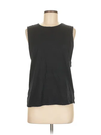 Pre-owned Fabletics Sleeveless T-shirt In Black