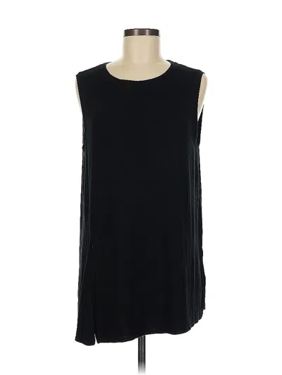 Pre-owned Fabletics Sleeveless T-shirt In Black