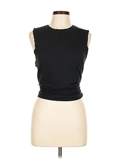 Pre-owned Fabletics Sleeveless T-shirt In Black