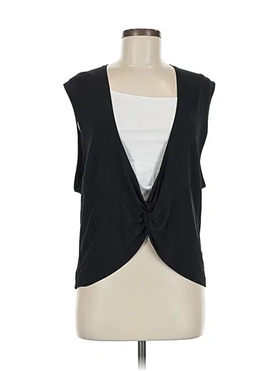 Pre-owned Fabletics Sleeveless T-shirt In Black