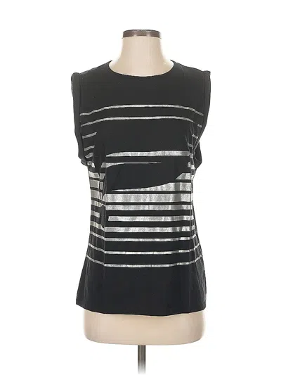 Pre-owned Fabletics Sleeveless T-shirt In Black