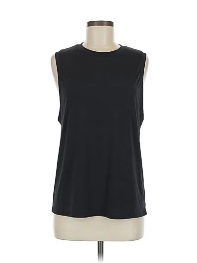 Pre-owned Fabletics Sleeveless T-shirt In Black