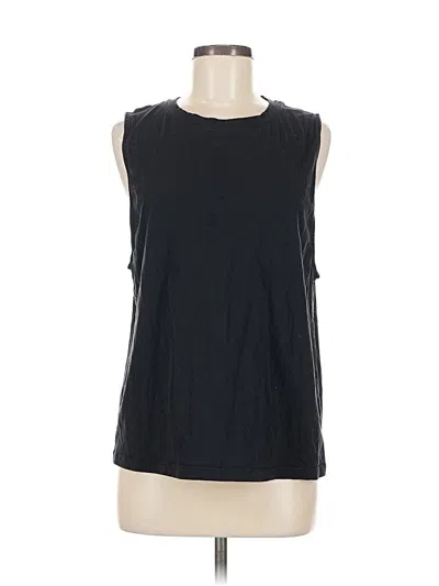 Pre-owned Fabletics Sleeveless T-shirt In Black