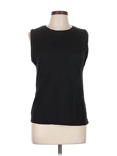 Pre-owned Fabletics Sleeveless T-shirt In Black