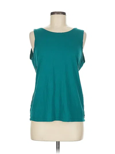 Pre-owned Fabletics Sleeveless T-shirt In Blue