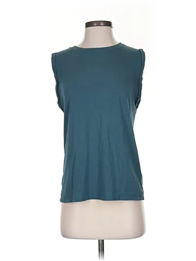 Pre-owned Fabletics Sleeveless T-shirt In Blue