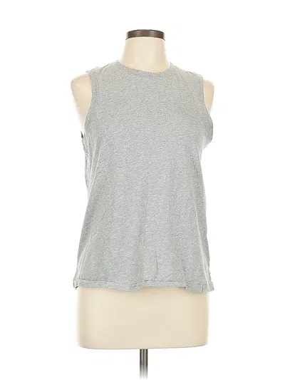 Pre-owned Fabletics Sleeveless T-shirt In Gray