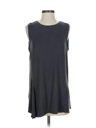 Pre-owned Fabletics Sleeveless T-shirt In Gray