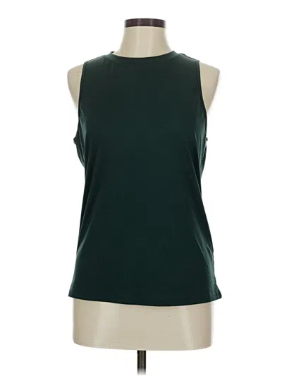 Pre-owned Fabletics Sleeveless T-shirt In Green