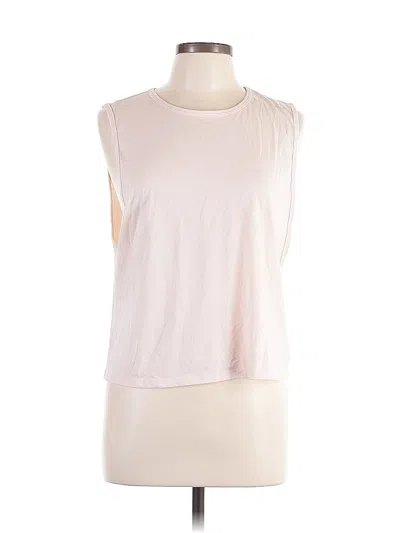 Pre-owned Fabletics Sleeveless T-shirt In Pink