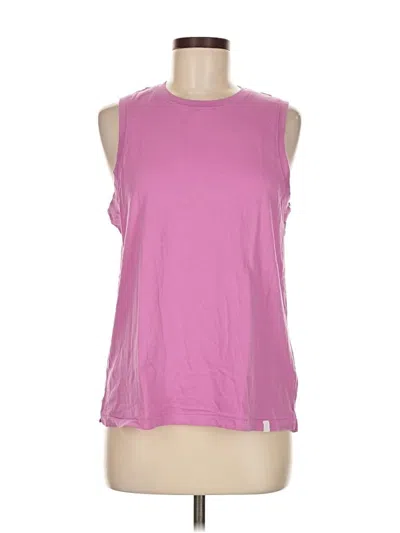 Pre-owned Fabletics Sleeveless T-shirt In Pink