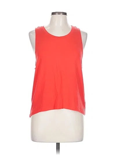 Pre-owned Fabletics Sleeveless T-shirt In Red